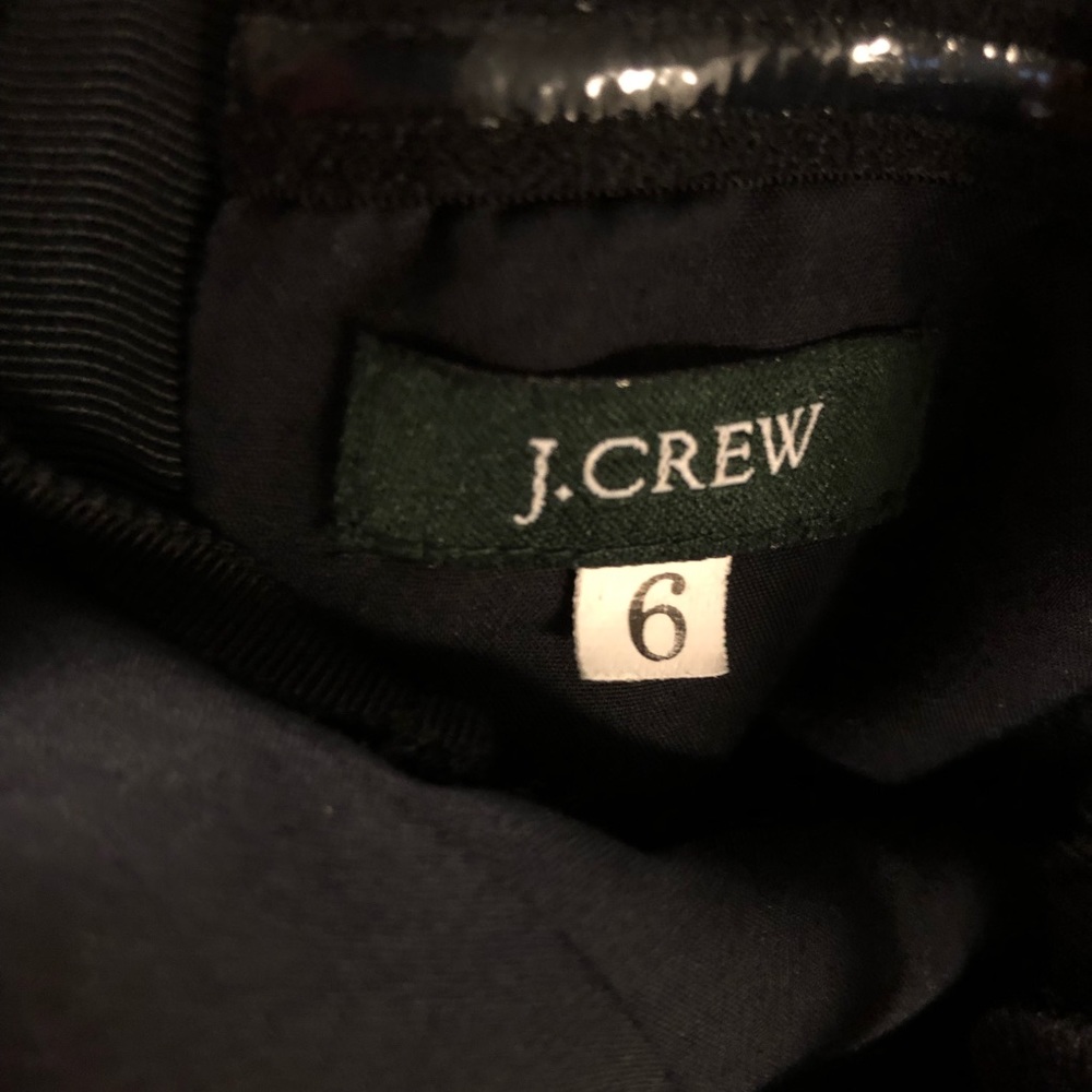 J. Crew Navy Blue Strapless Eyelet Sheath … - Picture 7 of 7